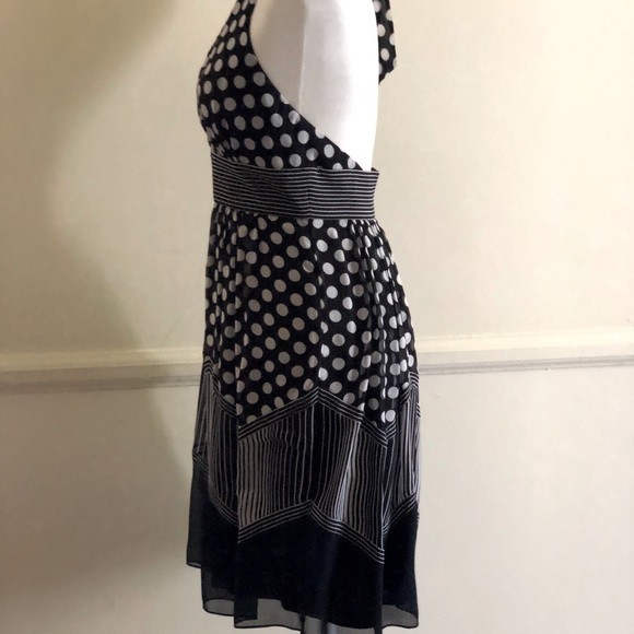 BCBG MAX AZRIA Polkadot Halter Dress - Picture 4 of 13